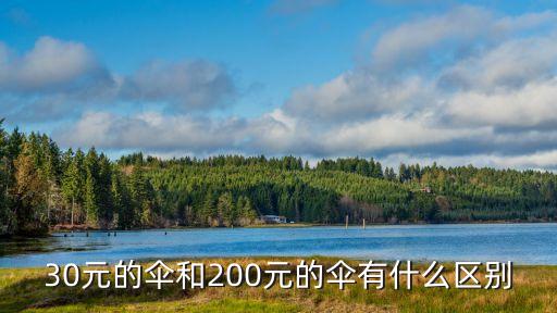 30元的伞和200元的伞有什么区别
