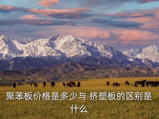 聚苯板价格是多少与 挤塑板的区别是什么
