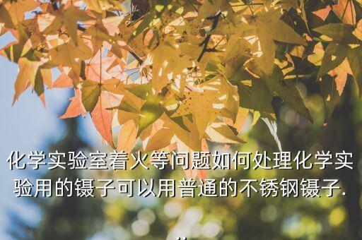 化学实验室着火等问题如何处理化学实验用的镊子可以用普通的不锈钢镊子...