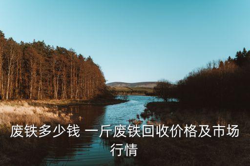 废铁多少钱 一斤废铁回收价格及市场行情