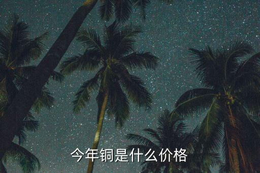今年铜是什么价格