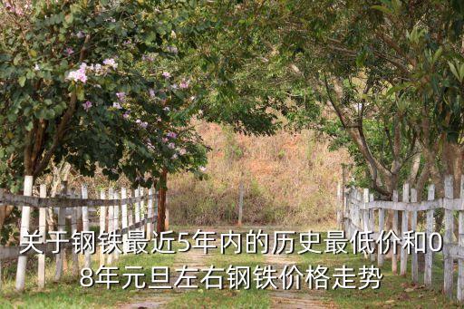 关于钢铁最近5年内的历史最低价和08年元旦左右钢铁价格走势