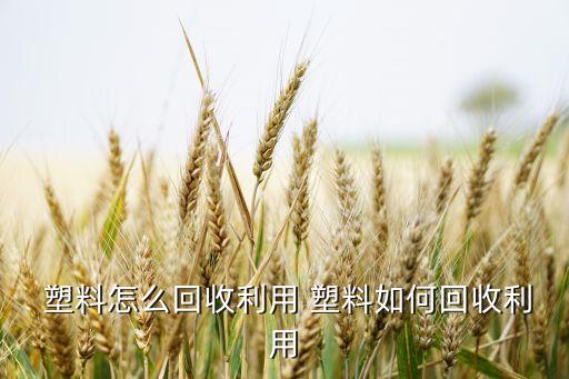  塑料怎么回收利用 塑料如何回收利用