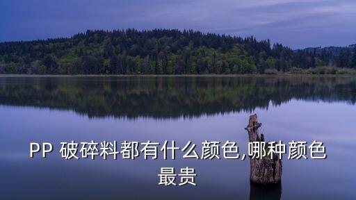 PP 破碎料都有什么颜色,哪种颜色最贵
