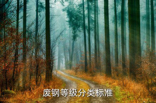 废钢等级分类标准