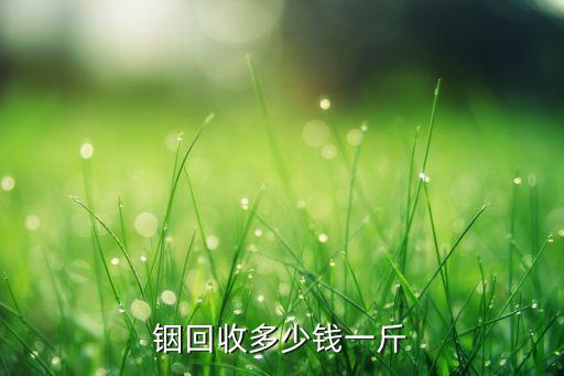 铟回收多少钱一斤