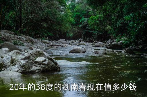 20年的38度的剑南春现在值多少钱