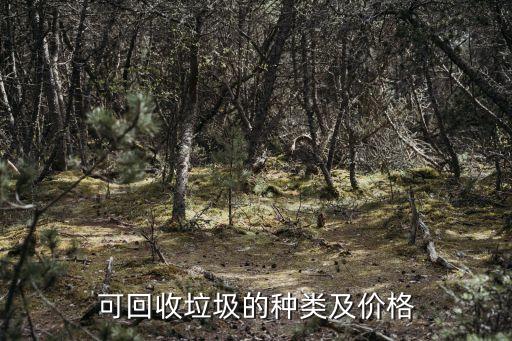 可回收垃圾国家回收多少钱，垃圾的回收价格