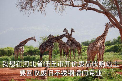 我想在河北省任丘市开价废品收购站主要回收废旧不锈钢请问专业