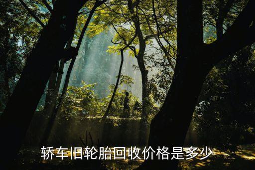 轿车旧轮胎回收价格是多少