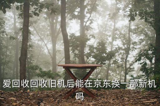 爱回收回收旧机后能在京东换一部新机吗