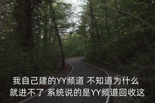 我自己建的YY频道 不知道为什么 就进不了 系统说的是YY频道回收这