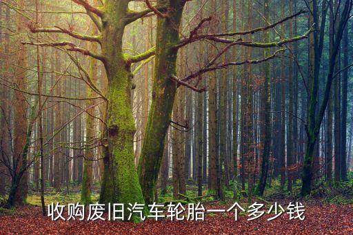 回收轮胎多少钱，坏的轮胎回收多少钱呀