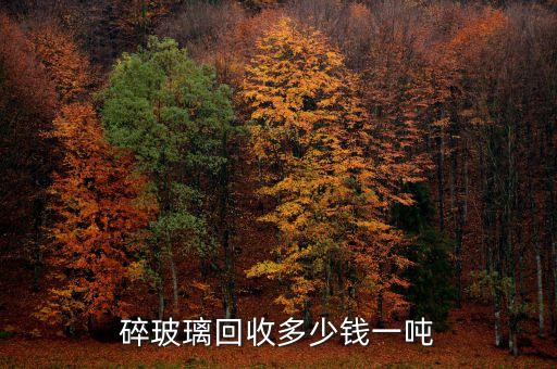 碎玻璃回收多少钱一吨