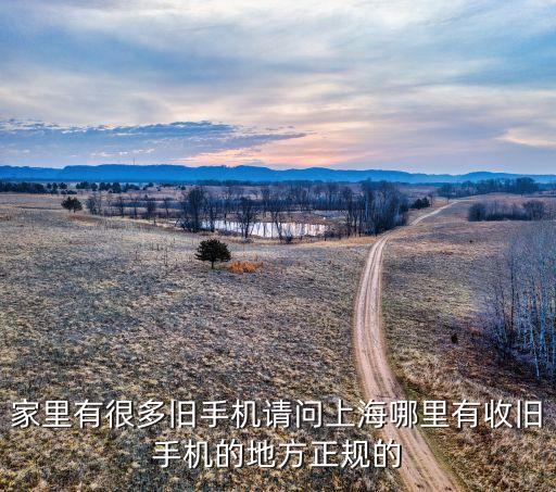 家里有很多旧手机请问上海哪里有收旧手机的地方正规的
