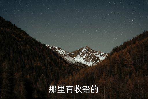 那里有收铅的