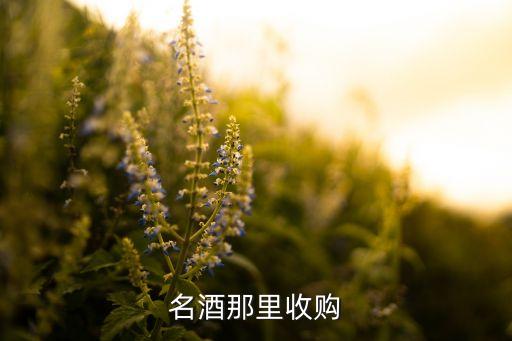 名酒那里收购