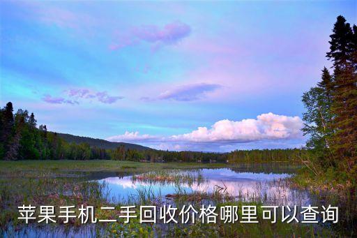 回收手机报价怎么查看，二手手机回收价格哪里查询方便啊