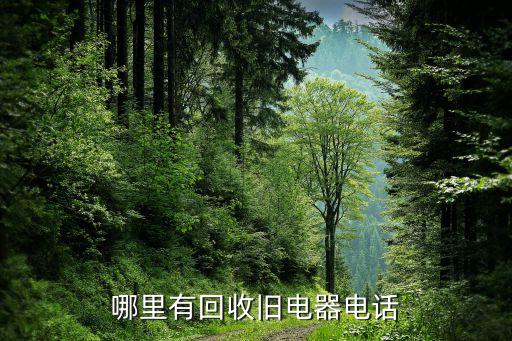 哪里有回收旧电器电话