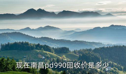 现在南昌pd990回收价是多少