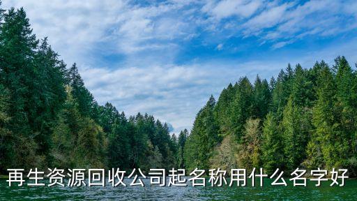 再生资源回收公司起名称用什么名字好