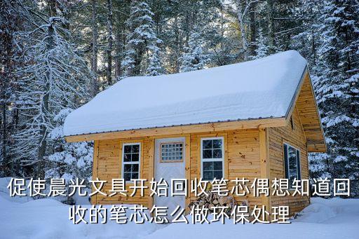 回收的笔芯怎么处理干净，促使晨光文具开始回收笔芯偶想知道回收的笔芯怎么做环保处理