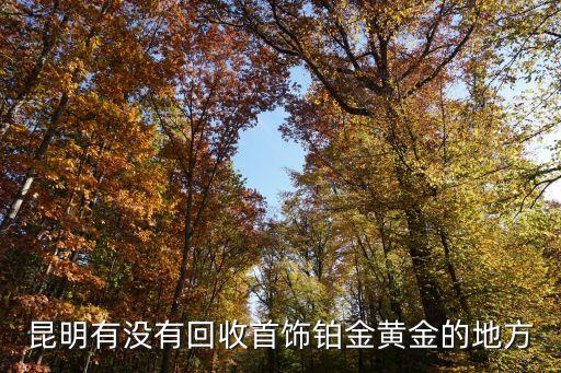 昆明有没有回收首饰铂金黄金的地方