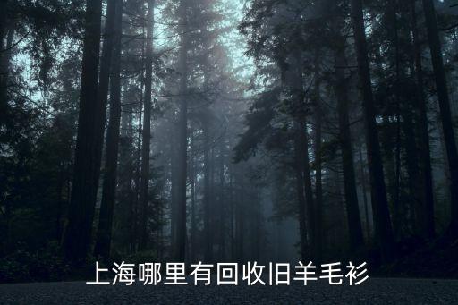 上海哪里有回收旧羊毛衫