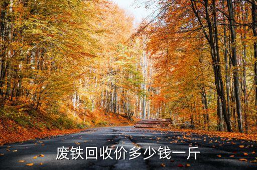 废铁回收价多少钱一斤