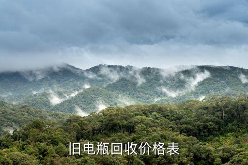 旧电瓶回收价格表