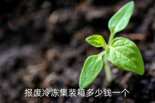 报废冷冻集装箱多少钱一个