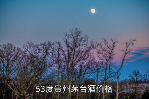 53度贵州茅台酒价格