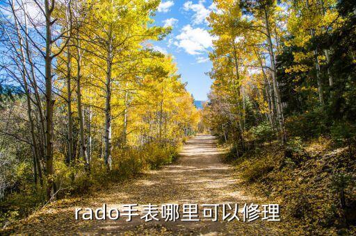 rado手表哪里可以修理