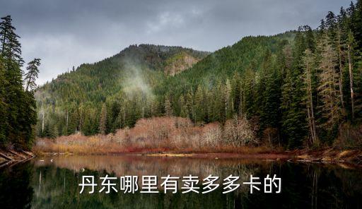 丹东哪里有卖多多卡的