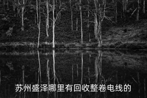 苏州盛泽哪里有回收整卷电线的