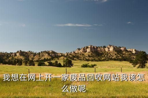 我想在网上开一家废品回收网站我该怎么做呢