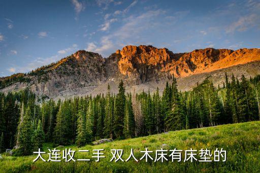 二手床回收上门取货，大连收二手 双人木床有床垫的