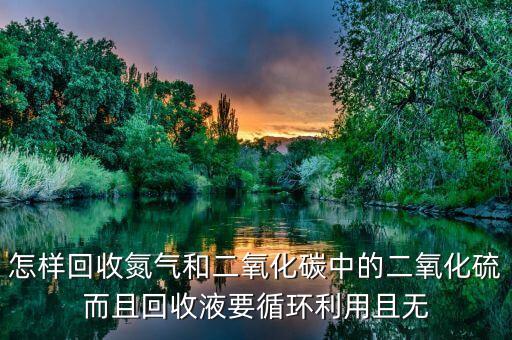 sf6怎么回收，怎样回收氮气和二氧化碳中的二氧化硫而且回收液要循环利用且无