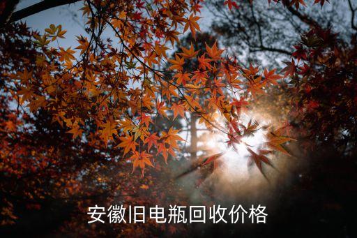 安徽旧电瓶回收价格