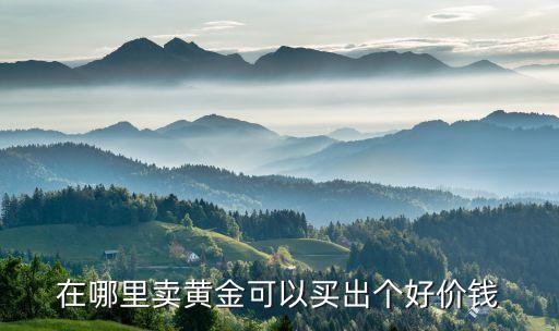 在哪里卖黄金可以买出个好价钱