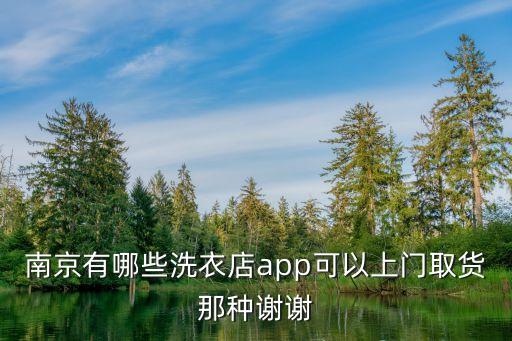 南京有哪些洗衣店app可以上门取货那种谢谢