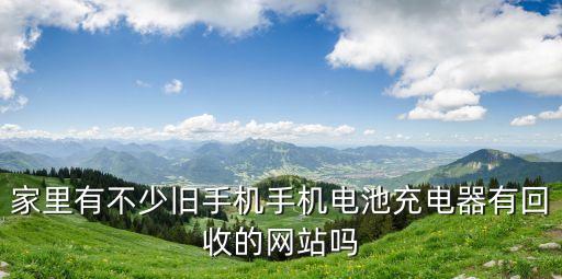 家里有不少旧手机手机电池充电器有回收的网站吗
