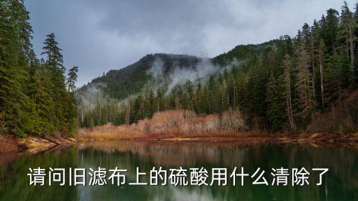 请问旧滤布上的硫酸用什么清除了