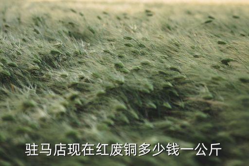 驻马店现在红废铜多少钱一公斤