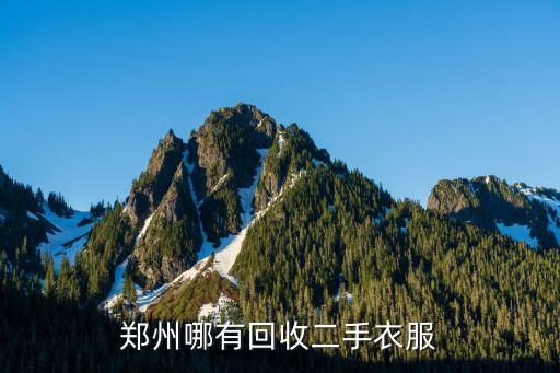 郑州哪有回收二手衣服
