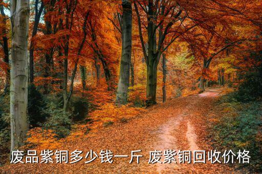 废品紫铜多少钱一斤 废紫铜回收价格