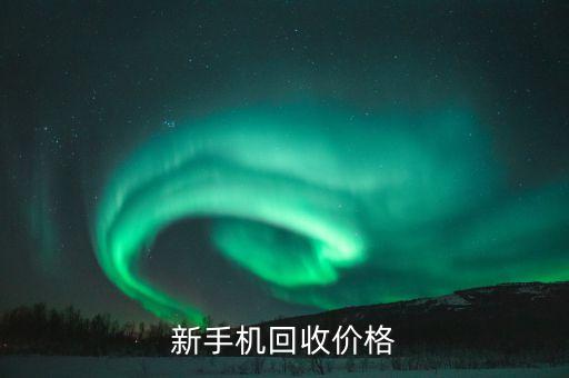 新手机回收价格