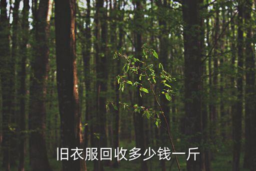 厦门旧衣服回收多少钱一斤，旧衣服回收多少钱一斤