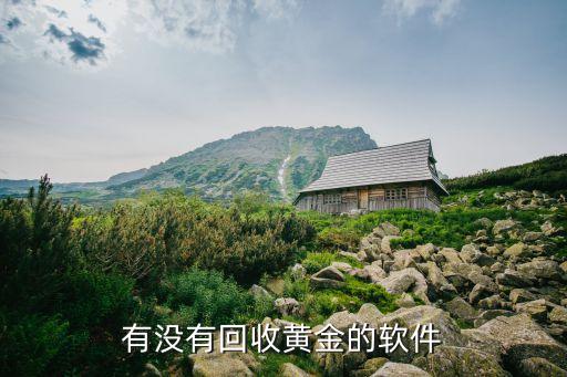 有没有回收黄金的软件