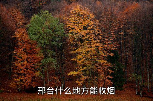 邢台什么地方能收烟